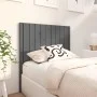 Solid gray pine wood bed headboard 95.5x4x100 cm by vidaXL, Headboards and footboards - Ref: Foro24-818852, Price: 30,07 €, D...