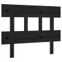 Cabecero de cama madera maciza de pino negro 103,5x3x81 cm de vidaXL, Cabeceros y pies de cama - Ref: Foro24-819109, Precio: ...