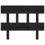Cabecero de cama madera maciza de pino negro 103,5x3x81 cm de vidaXL, Cabeceros y pies de cama - Ref: Foro24-819109, Precio: ...