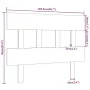 Cabecero de cama madera maciza de pino negro 103,5x3x81 cm de vidaXL, Cabeceros y pies de cama - Ref: Foro24-819109, Precio: ...