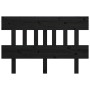 Cabecero de cama madera maciza de pino negro 123,5x3x81 cm | Foro24.es | Tu tienda online para hogar, jardín y más Foro24.es