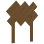 Bettkopfteil aus massivem Kiefernholz, honigbraun, 72,5 x 3 x 81 cm von vidaXL, Kopf- und Fußteile - Ref: Foro24-819198, Prei...
