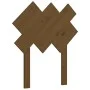Bettkopfteil aus massivem Kiefernholz, honigbraun, 72,5 x 3 x 81 cm von vidaXL, Kopf- und Fußteile - Ref: Foro24-819198, Prei...
