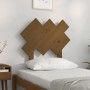 Bettkopfteil aus massivem Kiefernholz, honigbraun, 72,5 x 3 x 81 cm von vidaXL, Kopf- und Fußteile - Ref: Foro24-819198, Prei...