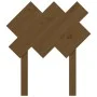 Cabecero de cama madera maciza pino marrón miel 72,5x3x81 cm de vidaXL, Cabeceros y pies de cama - Ref: Foro24-819198, Precio...