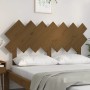 Bettkopfteil aus massivem Kiefernholz in Honigbraun, 141 x 3 x 80,5 cm von vidaXL, Kopf- und Fußteile - Ref: Foro24-819223, P...