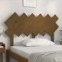 Cabecero de cama madera maciza pino marrón miel 122,5x3x80,5 cm de vidaXL, Cabeceros y pies de cama - Ref: Foro24-819213, Pre...