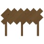 Solid pine wood bed headboard honey brown 122.5x3x80.5 cm by vidaXL, Headboards and footboards - Ref: Foro24-819213, Price: 3...