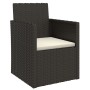 Gartenmöbel mit Kissen 4 Stück synthetische Rattan schwarz von vidaXL, Gartensets - Ref: Foro24-319194, Preis: 229,52 €, Raba...