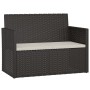 Gartenmöbel mit Kissen 4 Stück synthetische Rattan schwarz von vidaXL, Gartensets - Ref: Foro24-319194, Preis: 229,52 €, Raba...