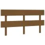 Honey brown solid pine wood bed headboard 154x3x81 cm by vidaXL, Headboards and footboards - Ref: Foro24-819078, Price: 47,35...