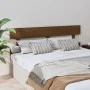 Honey brown solid pine wood bed headboard 154x3x81 cm by vidaXL, Headboards and footboards - Ref: Foro24-819078, Price: 47,35...