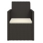 3-piece outdoor sofa set with black synthetic rattan cushions by vidaXL, Garden sets - Ref: Foro24-319190, Price: 135,87 €, D...