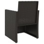 3-teilige Outdoor-Sofagarnitur mit schwarzen synthetischen Rattankissen von vidaXL, Gartensets - Ref: Foro24-319190, Preis: 1...