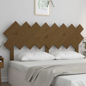 Solid pine wood bed headboard honey brown 159.5x3x80.5 cm by vidaXL, Headboards and footboards - Ref: Foro24-819233, Price: 3...