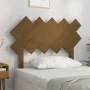 Bettkopfteil aus massivem Kiefernholz in Honigbraun, 104 x 3 x 80,5 cm von vidaXL, Kopf- und Fußteile - Ref: Foro24-819208, P...
