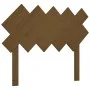 Bettkopfteil aus massivem Kiefernholz in Honigbraun, 104 x 3 x 80,5 cm von vidaXL, Kopf- und Fußteile - Ref: Foro24-819208, P...