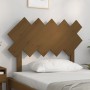 Bettkopfteil aus massivem Kiefernholz in Honigbraun, 104 x 3 x 80,5 cm von vidaXL, Kopf- und Fußteile - Ref: Foro24-819208, P...