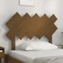 Bettkopfteil aus massivem Kiefernholz in Honigbraun, 104 x 3 x 80,5 cm von vidaXL, Kopf- und Fußteile - Ref: Foro24-819208, P...