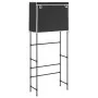 2-level black iron washer shelf 71x29.5x170.5cm by vidaXL, Towel racks - Ref: Foro24-343135, Price: 28,69 €, Discount: %
