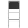 2-level black iron washer shelf 71x29.5x170.5cm by vidaXL, Towel racks - Ref: Foro24-343135, Price: 29,17 €, Discount: %