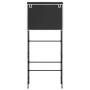 2-level black iron washer shelf 71x29.5x170.5cm by vidaXL, Towel racks - Ref: Foro24-343135, Price: 28,69 €, Discount: %