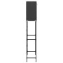 2-level black iron washer shelf 71x29.5x170.5cm by vidaXL, Towel racks - Ref: Foro24-343135, Price: 29,17 €, Discount: %