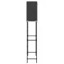 2-level black iron washer shelf 71x29.5x170.5cm by vidaXL, Towel racks - Ref: Foro24-343135, Price: 28,69 €, Discount: %