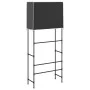 2-level black iron washer shelf 71x29.5x170.5cm by vidaXL, Towel racks - Ref: Foro24-343135, Price: 28,69 €, Discount: %