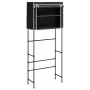 2-level black iron washer shelf 71x29.5x170.5cm by vidaXL, Towel racks - Ref: Foro24-343135, Price: 28,69 €, Discount: %