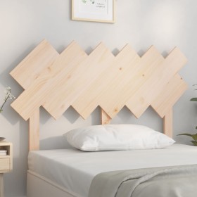 Cabecero de cama madera maciza de pino 122,5x3x80,5 cm