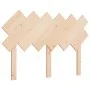 Solid pine wood bed headboard 122.5x3x80.5 cm by vidaXL, Headboards and footboards - Ref: Foro24-819210, Price: 28,00 €, Disc...
