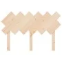 Solid pine wood bed headboard 122.5x3x80.5 cm by vidaXL, Headboards and footboards - Ref: Foro24-819210, Price: 28,00 €, Disc...