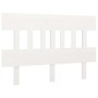 Cabecero de cama madera maciza de pino blanco 143,5x3x81 cm