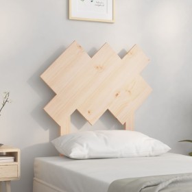Cabecero de cama madera maciza de pino 72,5x3x81 cm