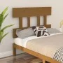 Honey brown solid pine wood bed headboard 93.5x3x81 cm by vidaXL, Headboards and footboards - Ref: Foro24-819103, Price: 21,8...