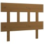 Honey brown solid pine wood bed headboard 93.5x3x81 cm by vidaXL, Headboards and footboards - Ref: Foro24-819103, Price: 21,8...