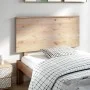 Solid gray pine wood bed headboard 124x6x82.5 cm by vidaXL, Headboards and footboards - Ref: Foro24-819160, Price: 48,71 €, D...