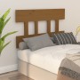 Honey brown solid pine wood bed headboard 93.5x3x81 cm by vidaXL, Headboards and footboards - Ref: Foro24-819103, Price: 21,8...