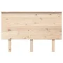 Solid gray pine wood bed headboard 124x6x82.5 cm by vidaXL, Headboards and footboards - Ref: Foro24-819160, Price: 48,71 €, D...