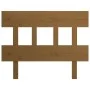 Honey brown solid pine wood bed headboard 78.5x3x81 cm by vidaXL, Headboards and footboards - Ref: Foro24-819098, Price: 20,5...