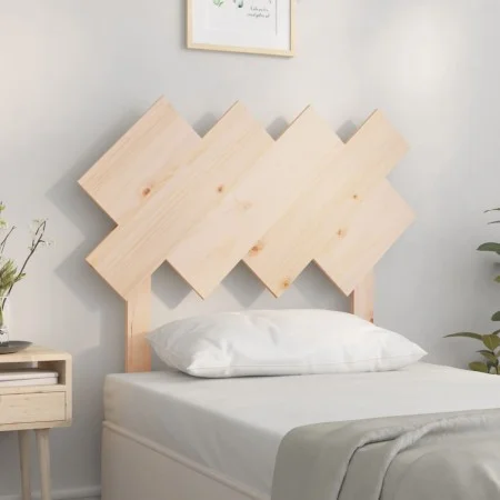 Solid pine wood bed headboard 92x3x81 cm by vidaXL, Headboards and footboards - Ref: Foro24-819200, Price: 24,20 €, Discount: %