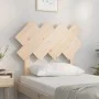 Solid pine wood bed headboard 92x3x81 cm by vidaXL, Headboards and footboards - Ref: Foro24-819200, Price: 24,20 €, Discount: %
