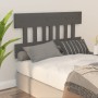 Bettkopfteil aus massivem grauem Kiefernholz, 185,5 x 3 x 81 cm von vidaXL, Kopf- und Fußteile - Ref: Foro24-819137, Preis: 5...