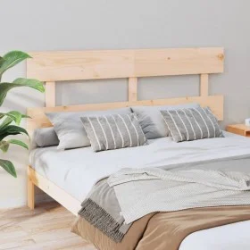 Solid pine wood bed headboard 154x3x81 cm by vidaXL, Headboards and footboards - Ref: Foro24-819075, Price: 47,20 €, Discount: %
