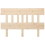 Solid pine wood bed headboard 143.5x3x81 cm by vidaXL, Headboards and footboards - Ref: Foro24-819120, Price: 39,76 €, Discou...