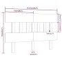 Bettkopfteil aus massivem Kiefernholz, 143,5 x 3 x 81 cm von vidaXL, Kopf- und Fußteile - Ref: Foro24-819120, Preis: 39,25 €,...
