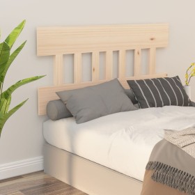 Cabecero de cama madera maciza de pino 183,5x3x81 cm