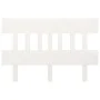 Solid white pine wood bed headboard 203.5x3x81 cm by vidaXL, Headboards and footboards - Ref: Foro24-819141, Price: 43,97 €, ...