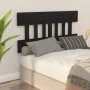 Cabecero de cama madera maciza de pino negro 183,5x3x81 cm de vidaXL, Cabeceros y pies de cama - Ref: Foro24-819139, Precio: ...